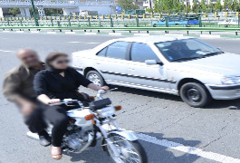 تصویر: دختر موتورسوار در تهران!