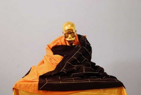 بدن راهب بودایی طلااندود شد