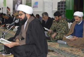 مراسم پرفیض دعای کمیل در مسجد امام حسین (ع) محله حسین آباد زابل برگزارشد+تصاویر