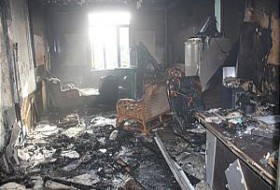 یک دفتر باربری در شاد آباد آتش گرفت/ حادثه خسارت جانی نداشت