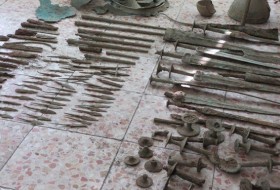 کشف 99 قطعه آثار تاریخی عصر آهن در خلخال
