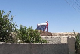 توزیع 110 دستگاه آبگرمکن خورشیدی در شهرستان هیرمند