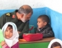 فرمانده قرارگاه عملیاتی شهید هراتی ، پشت میز مدرسه+عکس