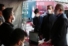 بازدید سردار تقی زاده از رویداد سراسری تولید محتوای دیجیتال بسیج