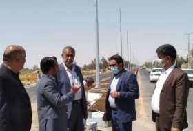 بهره برداری از اجرای پروژه روشنایی ورودی شهرستان زهک