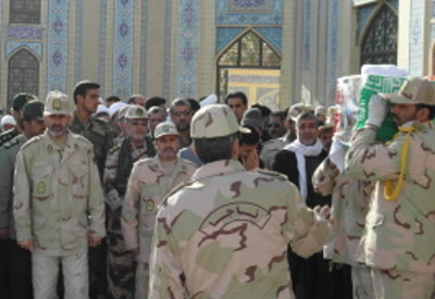 مراسم تشییع پیکر حجت الاسلام حسین کوهستانی در مصلای زابل برگزار شد