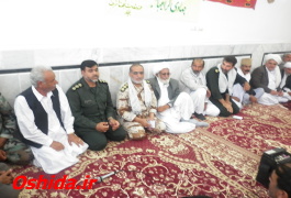 گزارش تصویری از گردهمایی سران طوایف و معتمدین سیستان در روستای حسین آباد جر
