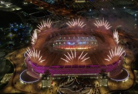 عکس/ افتتاح استادیوم بازی‌های جام جهانی ۲۰۲۲