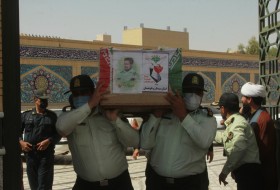 تشییع پیکر شهید نیروی انتظامی  در زابل